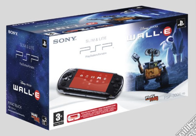 PSP Base Pack 3000 + Wall - E videogame di PSP