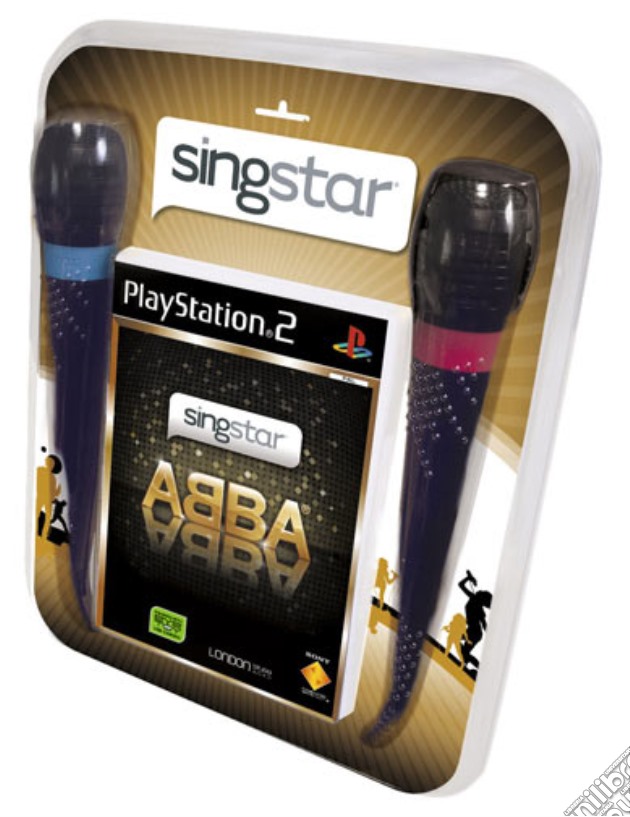Singstar Abba + Microfono videogame di PS2