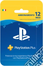 Sony PSN PS Plus Hanging Card 12 Mesi