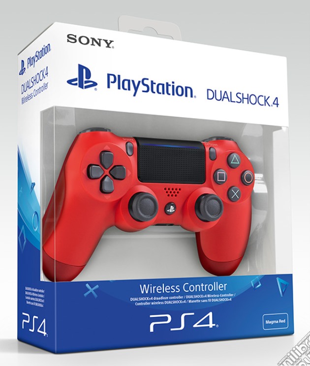 SONY PS4 Controller Wireless DS4 V2 Red videogame di ACC