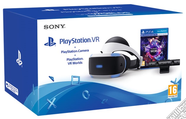 Sony Playstation VR + Camera + VR Worlds videogame di ACC