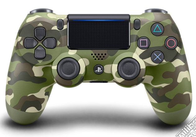 SONY PS4 Controller Wireless DS4 V2 Green Camouflage videogame di ACC