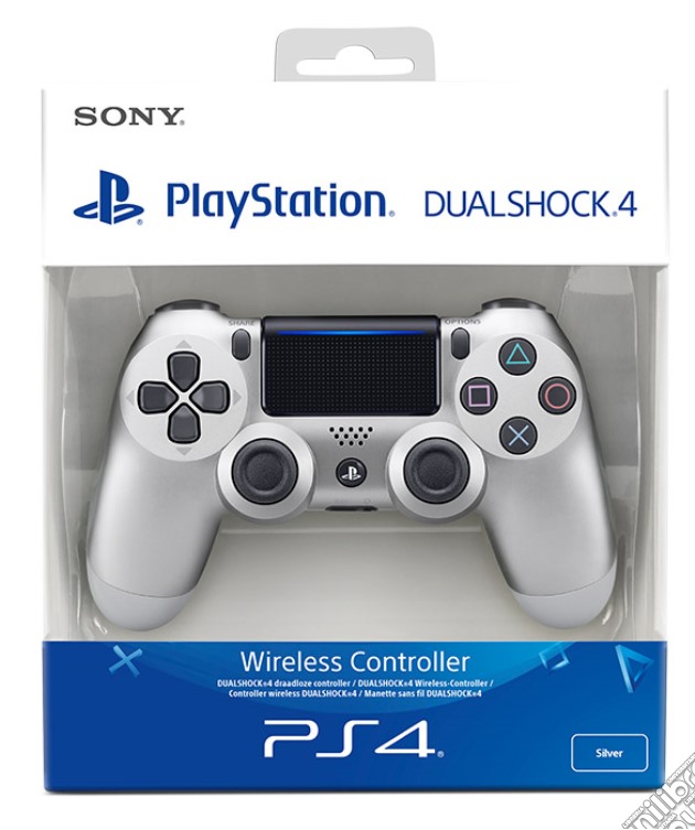 Sony Ctrl Dualshock 4 V2 Silver PS4 videogame di ACC