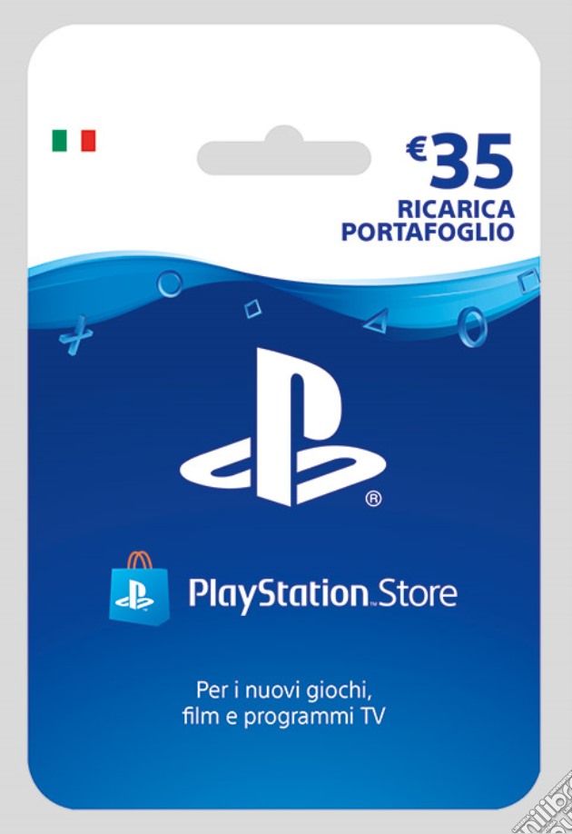 SONY PSN Hanging Card 35 Euro videogame di GOL