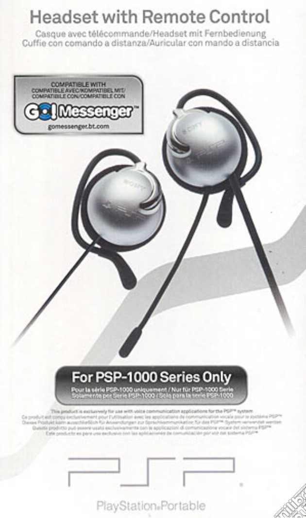 SONY PSP  Headset + Telecomando 1000 videogame di ACOG