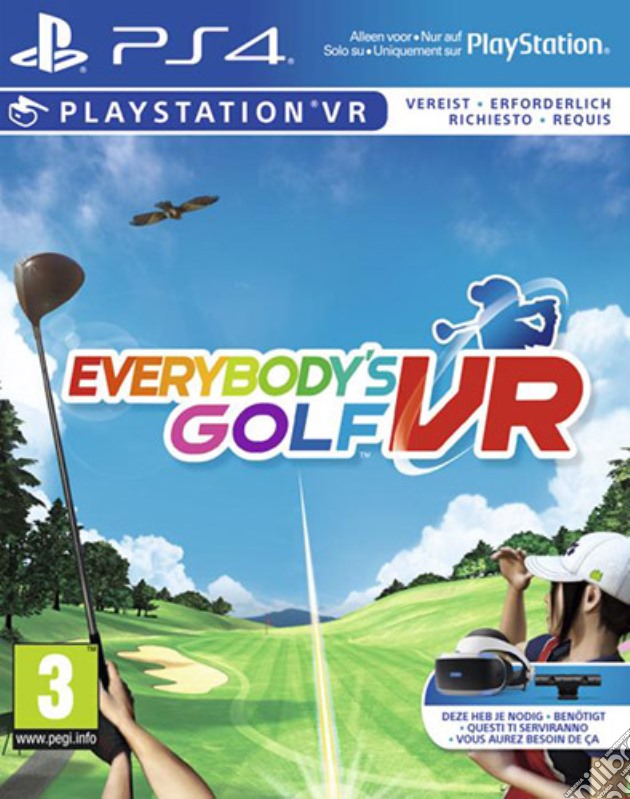 Everybody's Golf VR videogame di PSVR