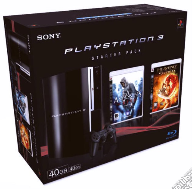 Playstation 3 40 Gb +Assassin's+Heavenly videogame di PS3