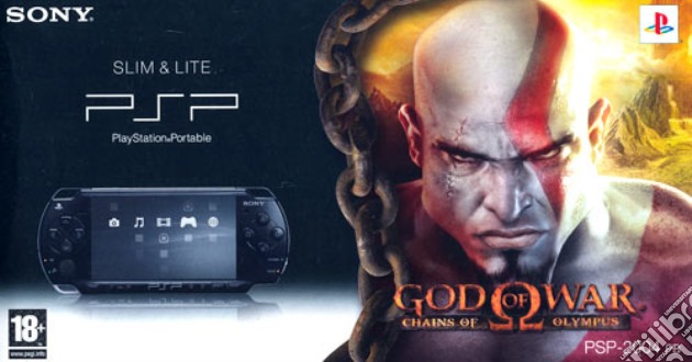 PSP Base Pack 2004 + God Of War: C. O. videogame di PSP