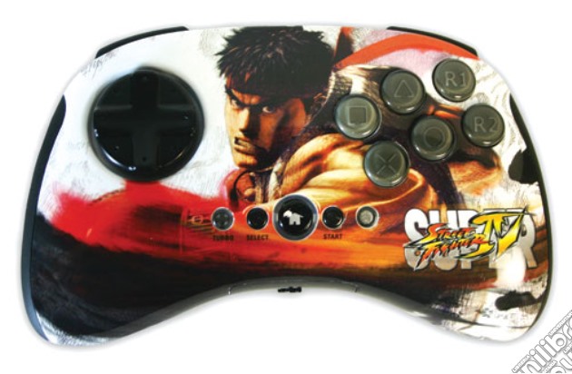 MAD CATZ PS3 FightPad Super SF4 Ryu videogame di PS3