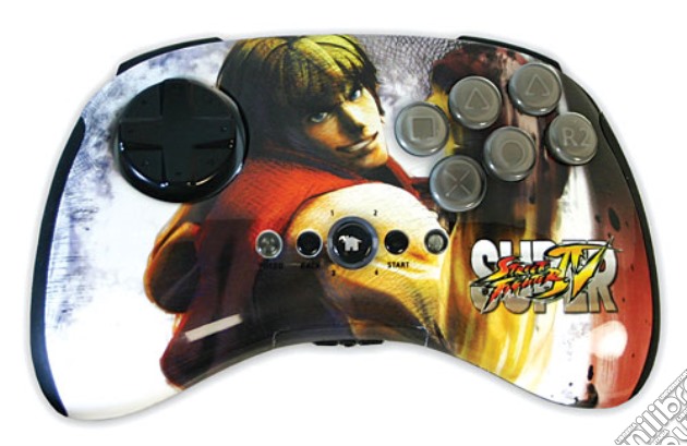 MAD CATZ PS3 FightPad Super SF4 Ken videogame di PS3