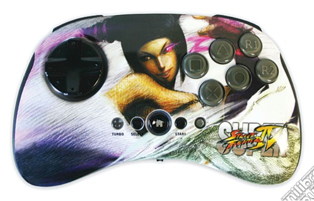 MAD CATZ PS3 FightPad Super SF4 Juri videogame di PS3