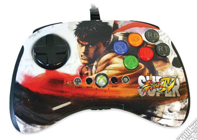 MAD CATZ X360 FightPad Super SF4 Ryu videogame di X360