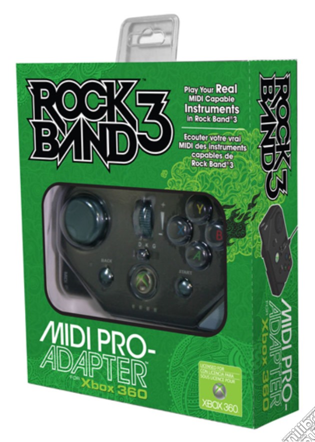 MAD CATZ X360 Midi ProAdapter Rock B3 videogame di X360