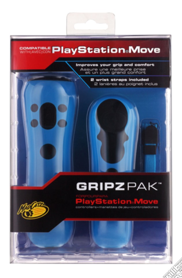 MAD CATZ PS3 Move Soft Gripz Pak videogame di PS3