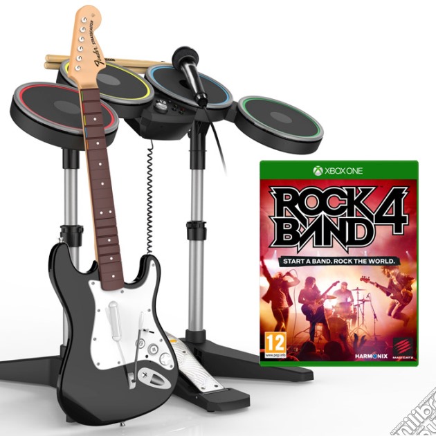 Rock Band 4 Chitarra+Microfono+Batteria videogame di XONE