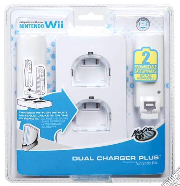 MAD CATZ WII Dual Charger Plus videogame di WII