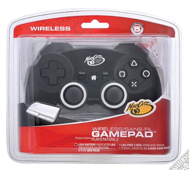 MAD CATZ PS3 Wireless Gamepad videogame di PS3