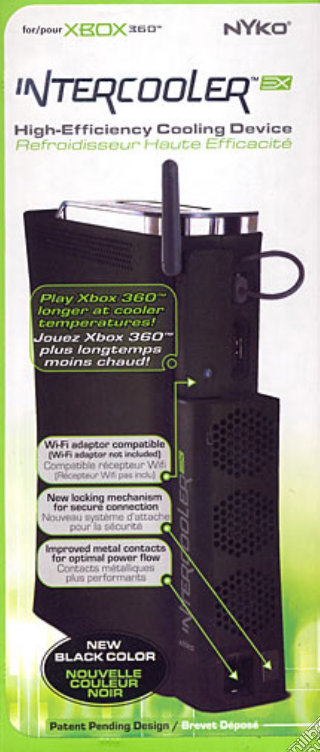 NYKO X360 - Intercooler Ventola Black videogame di X360
