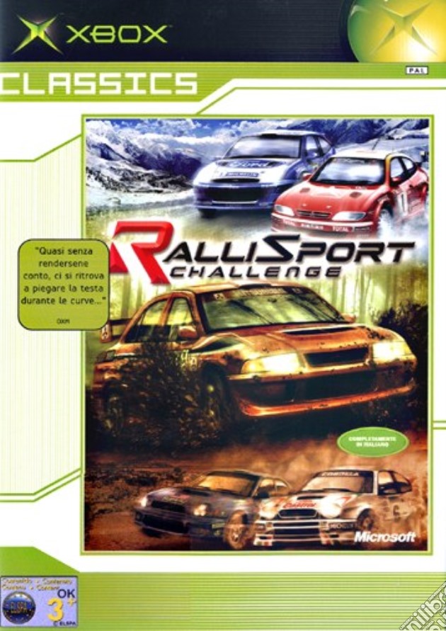 RalliSport Challenge videogame di XBOX