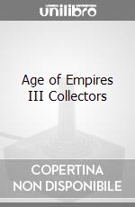 Age of Empires III Collectors videogame di PC
