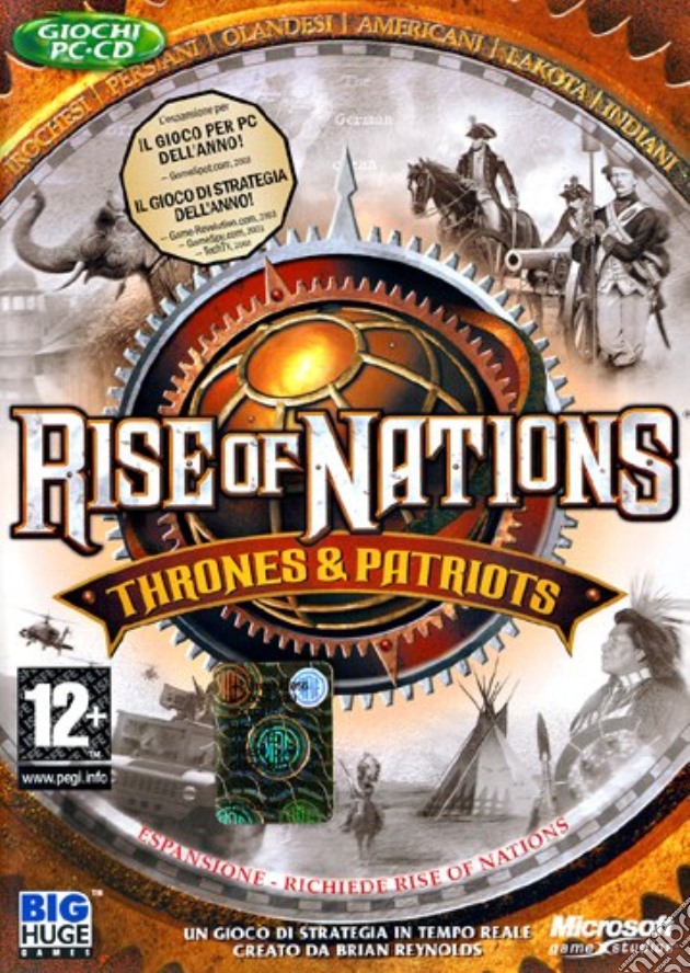 Rise of Nations: Thrones & Patriots videogame di PC