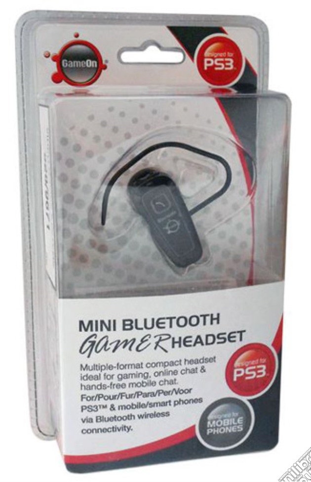 Cuffie Wireless Bluetooth Gameon PS3 videogame di PS3