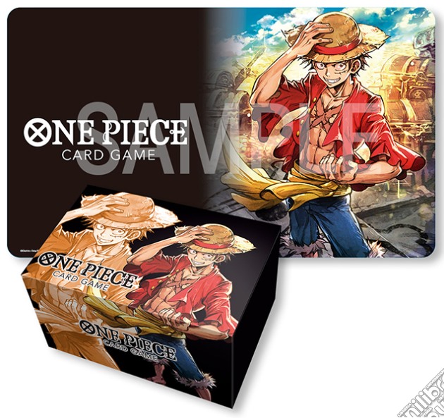 One Piece Card Case & Playmat Monkey D.Luffy videogame di CAPM