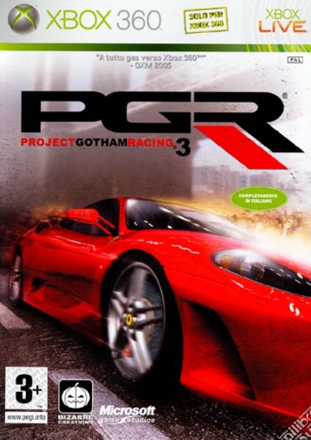 Project Gotham Racing 3 videogame di X360