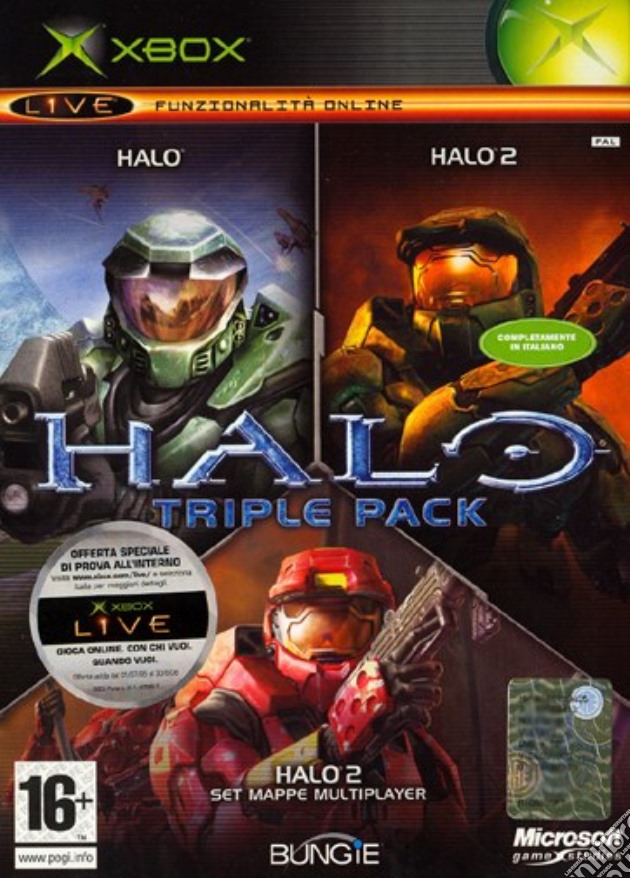Halo Triple Pack videogame di XBOX