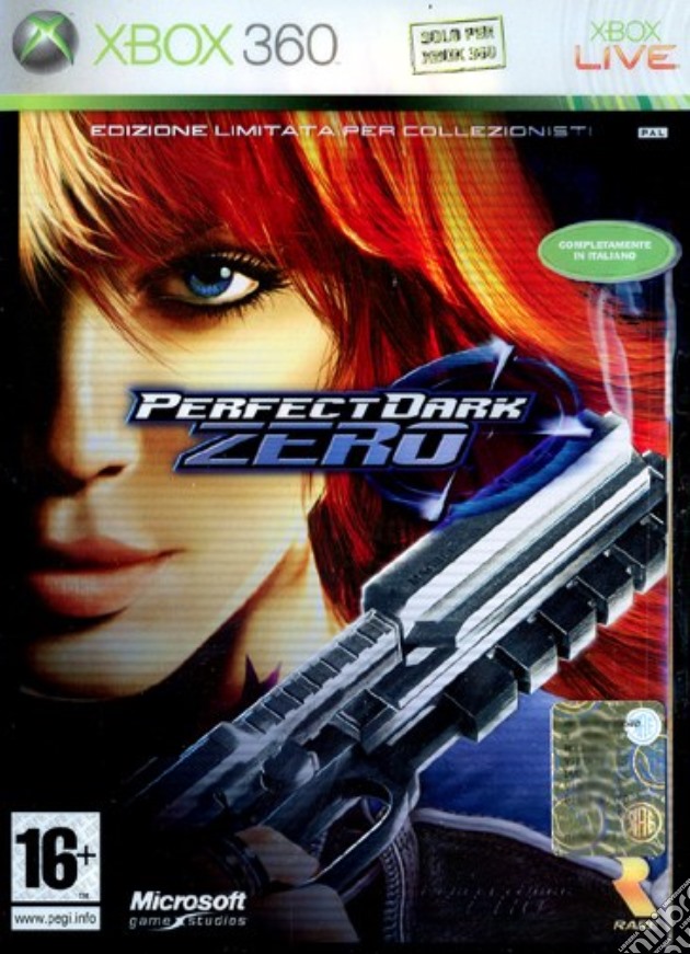 Perfect Dark Zero Black videogame di X360