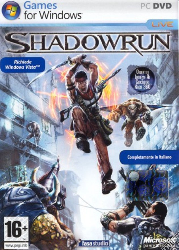 Shadowrun Edizione Windows Vista videogame di PC
