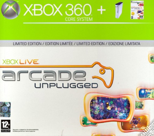 XBOX 360 Core Live Arcade Bundle videogame di X360