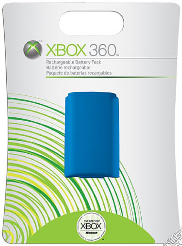 MICROSOFT X360 Batteria Ricaric Blue videogame di ACC