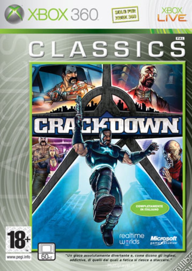 Crackdown Classic videogame di XCLS