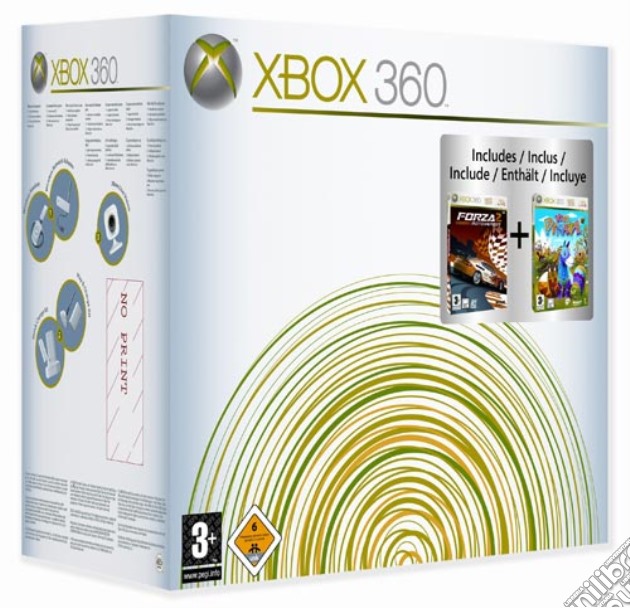 XBOX 360 Pro HDMI Value Pack Bundle videogame di X360