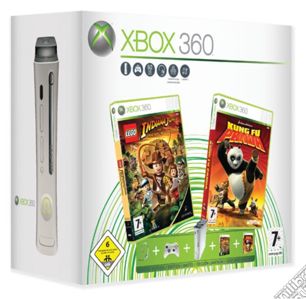XBOX 360 Pro HDMI 60 GB Value Bundle videogame di X360