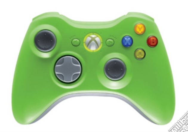 MICROSOFT X360 Controller Wireless Green videogame di X360