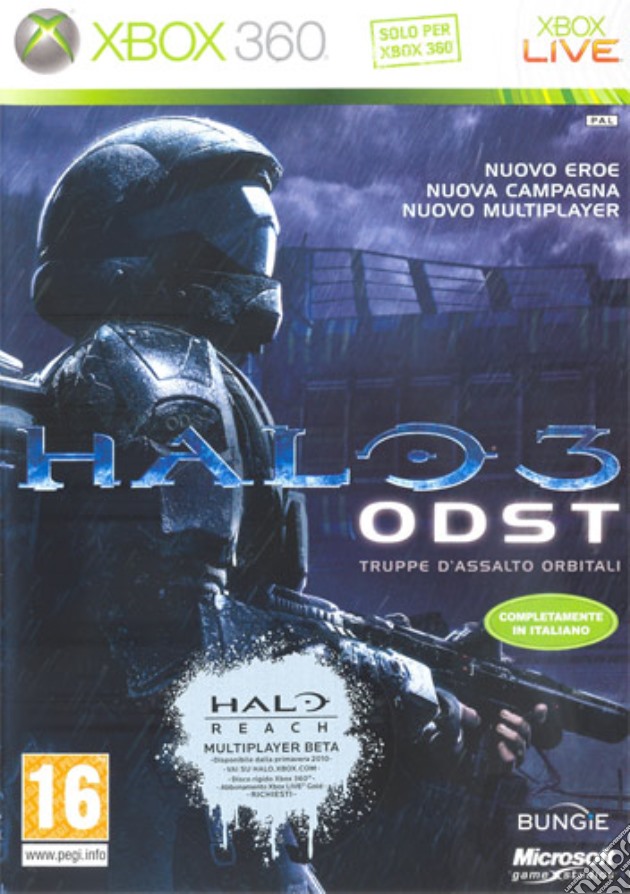 Halo 3 ODST - Truppe D'Assalto Orbitali videogame di X360