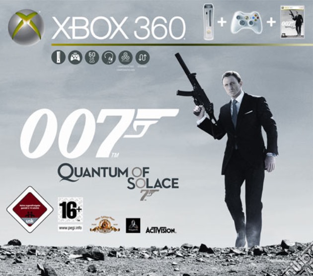 XBOX 360 Pro HDMI 60 GB James Bond videogame di X360