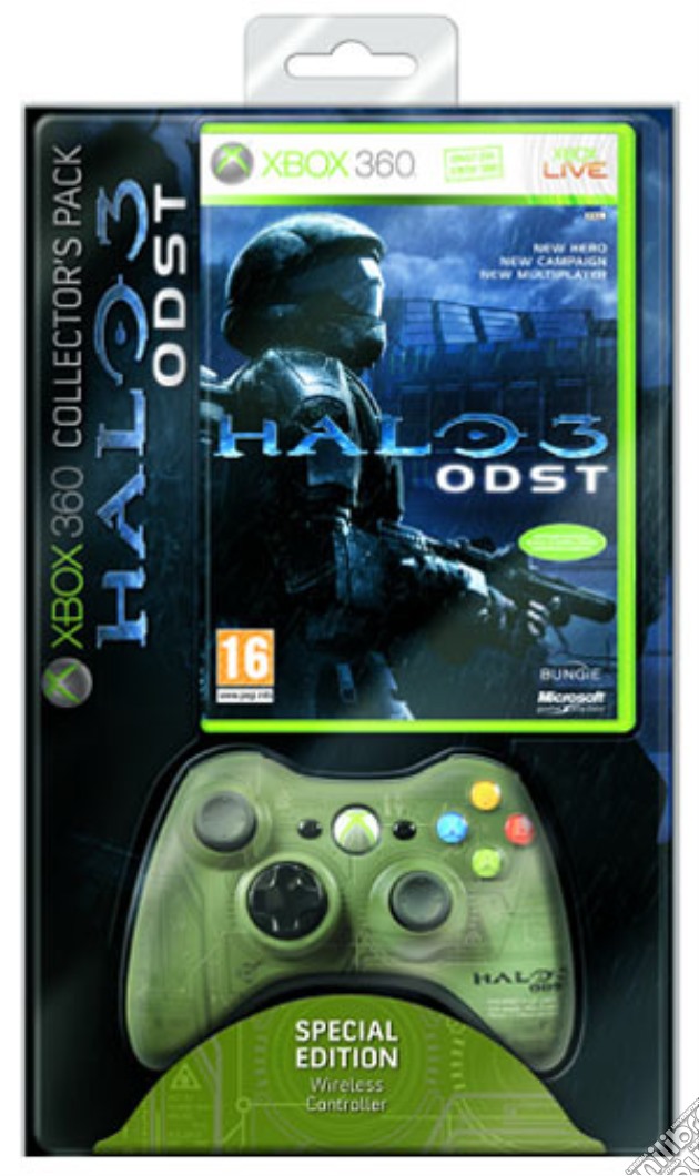 Halo ODST Shock Bundle videogame di X360