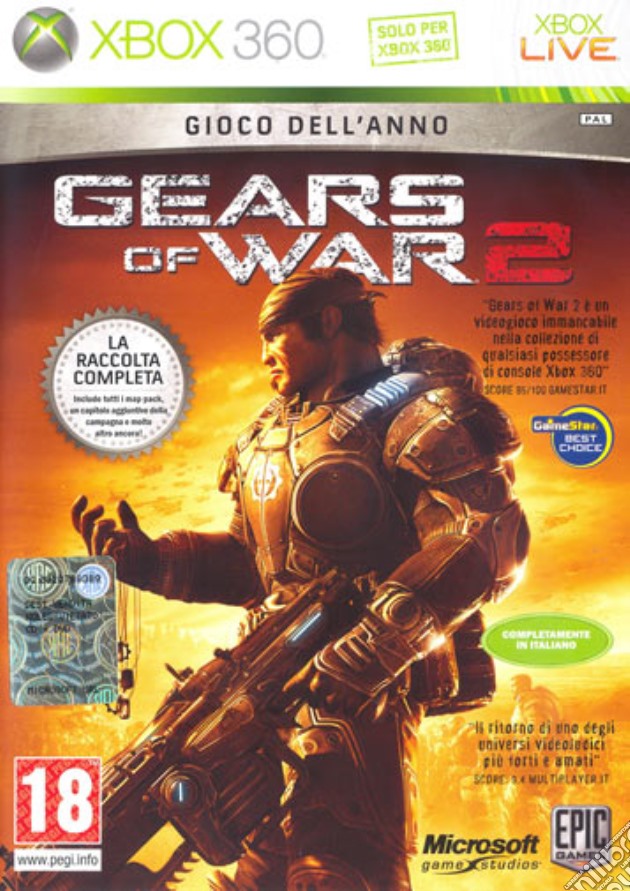 Gears Of War 2 Game Of The Year videogame di X360