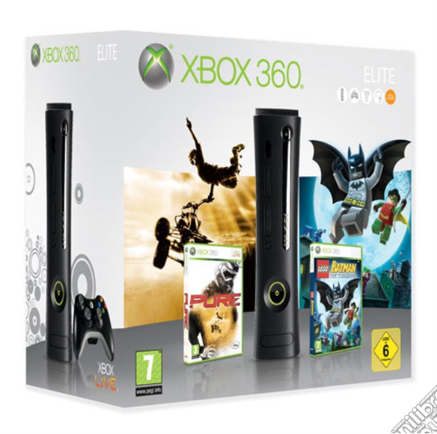 XBOX 360 Elite Holiday Value Bundle videogame di X360