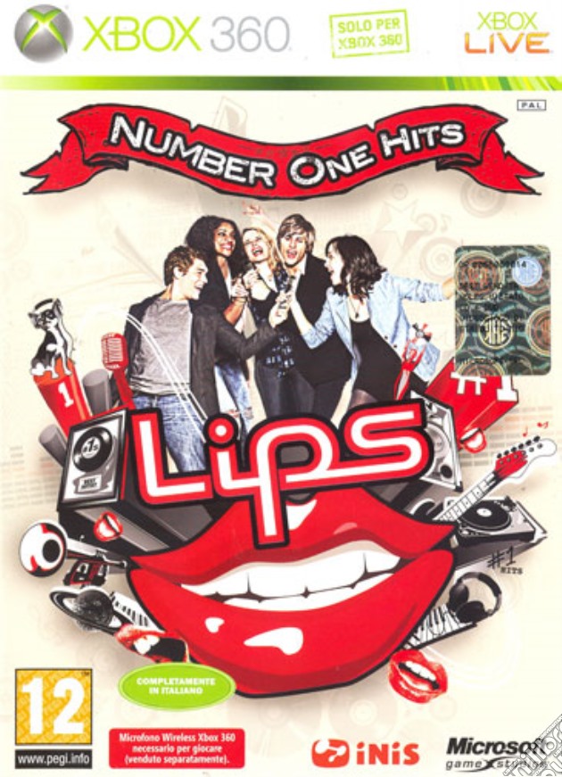 Lips Number One Hits videogame di X360