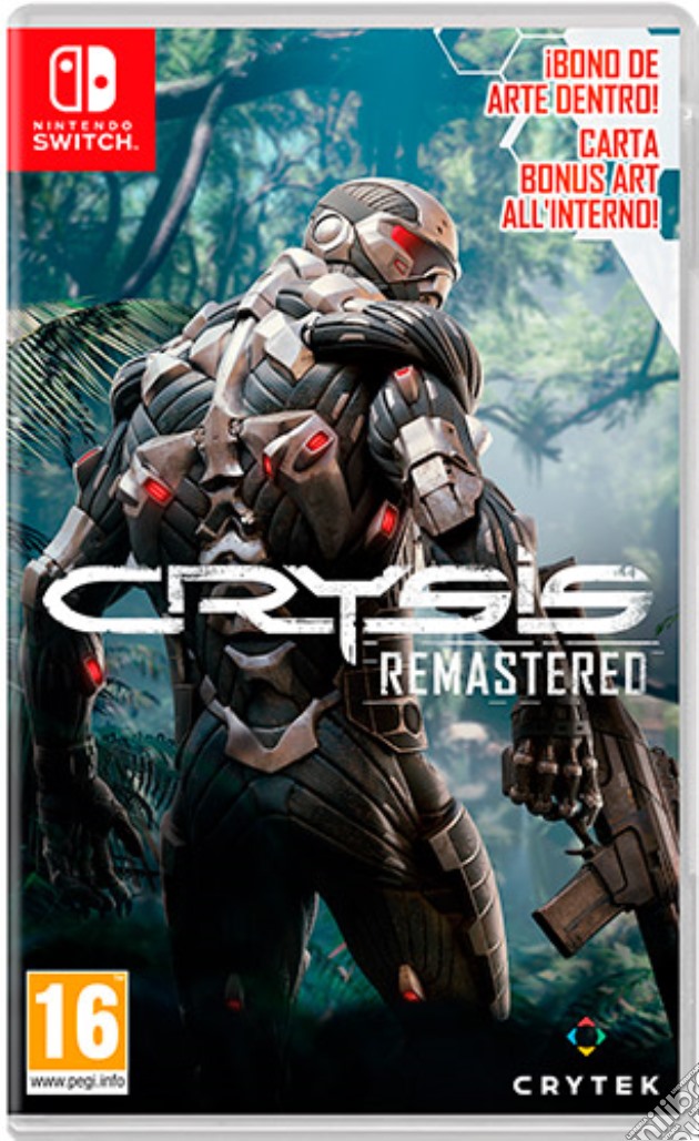 Crysis Remastered videogame di SWITCH