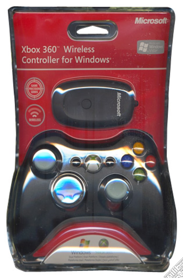 MICROSOFT PC Controller X360 For W.Black videogame di X360