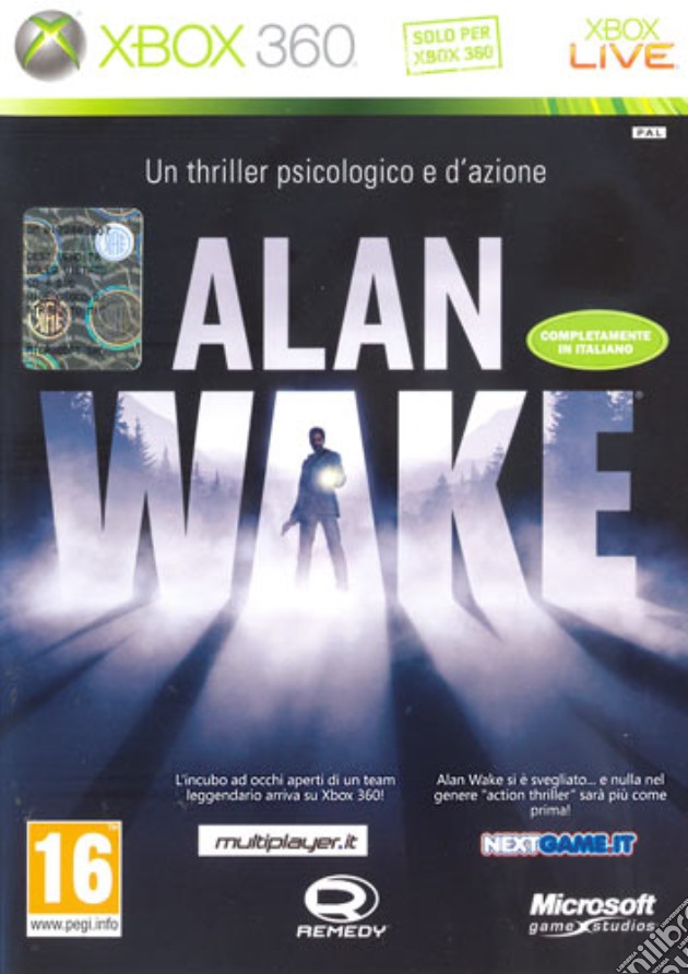 Alan Wake videogame di X360