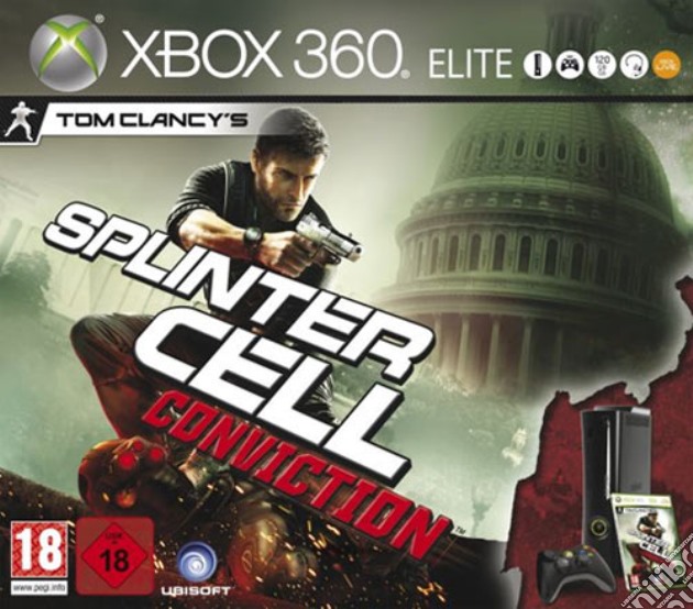 XBOX 360 Elite Splinter C. Conv videogame di X360