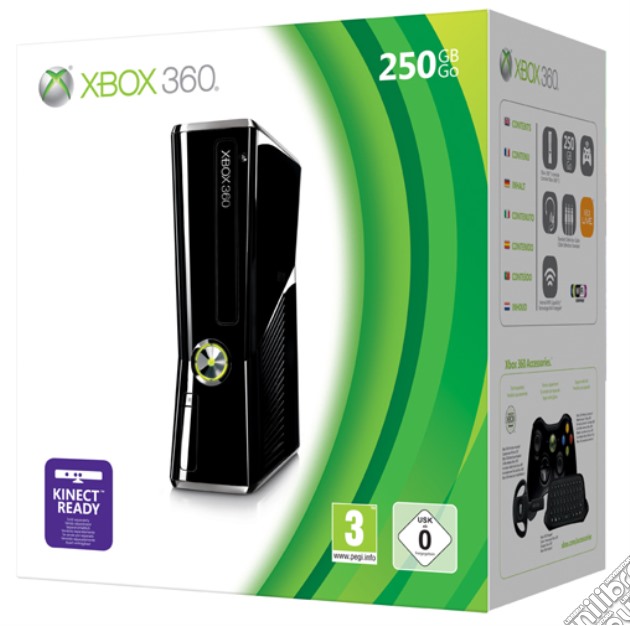Xbox 360 250gb videogame di X360