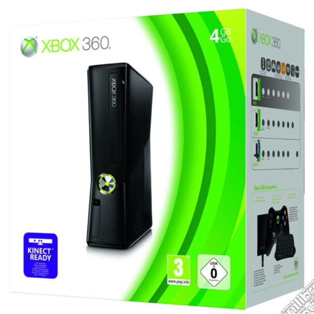 Xbox 360 4gb videogame di X360