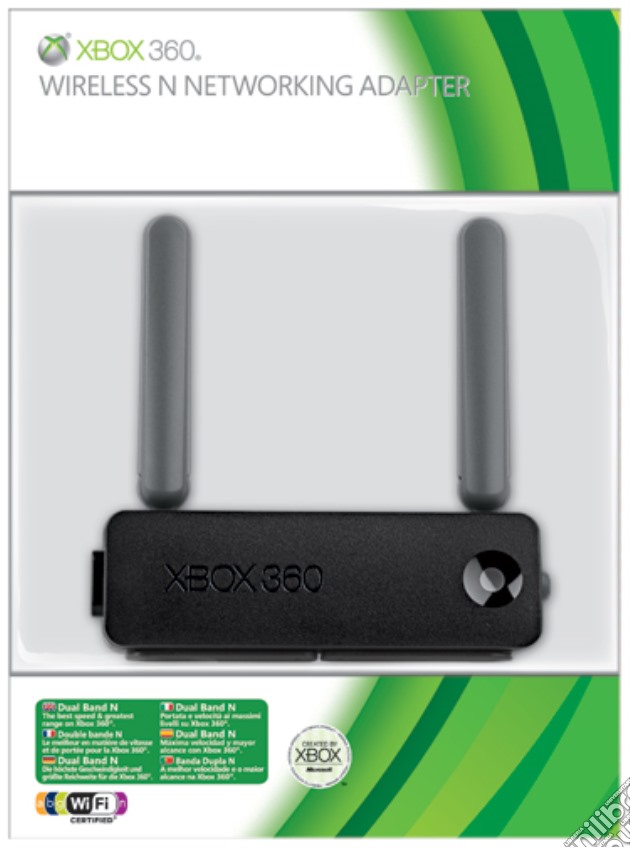 MICROSOFT X360 Wireless Network AdaptorN videogame di X360